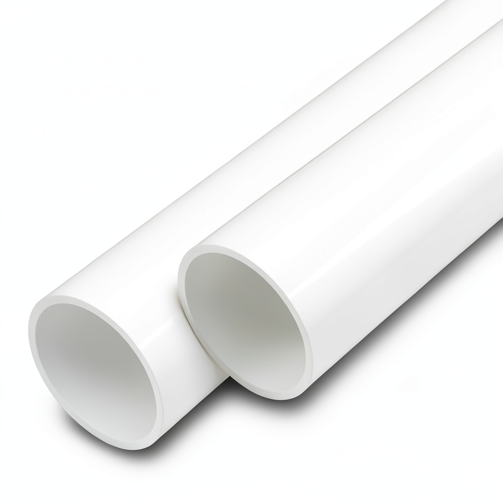 مواسير UPVC ضغط اسمي 13.8 بار مقاس 2 إنش سمك 2.9 مم لون أبيض