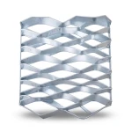 Galvanized Steel Expanded Metal Mesh Mazyoon Thickness 2.3 mm Width 2.44 m Length 3 m