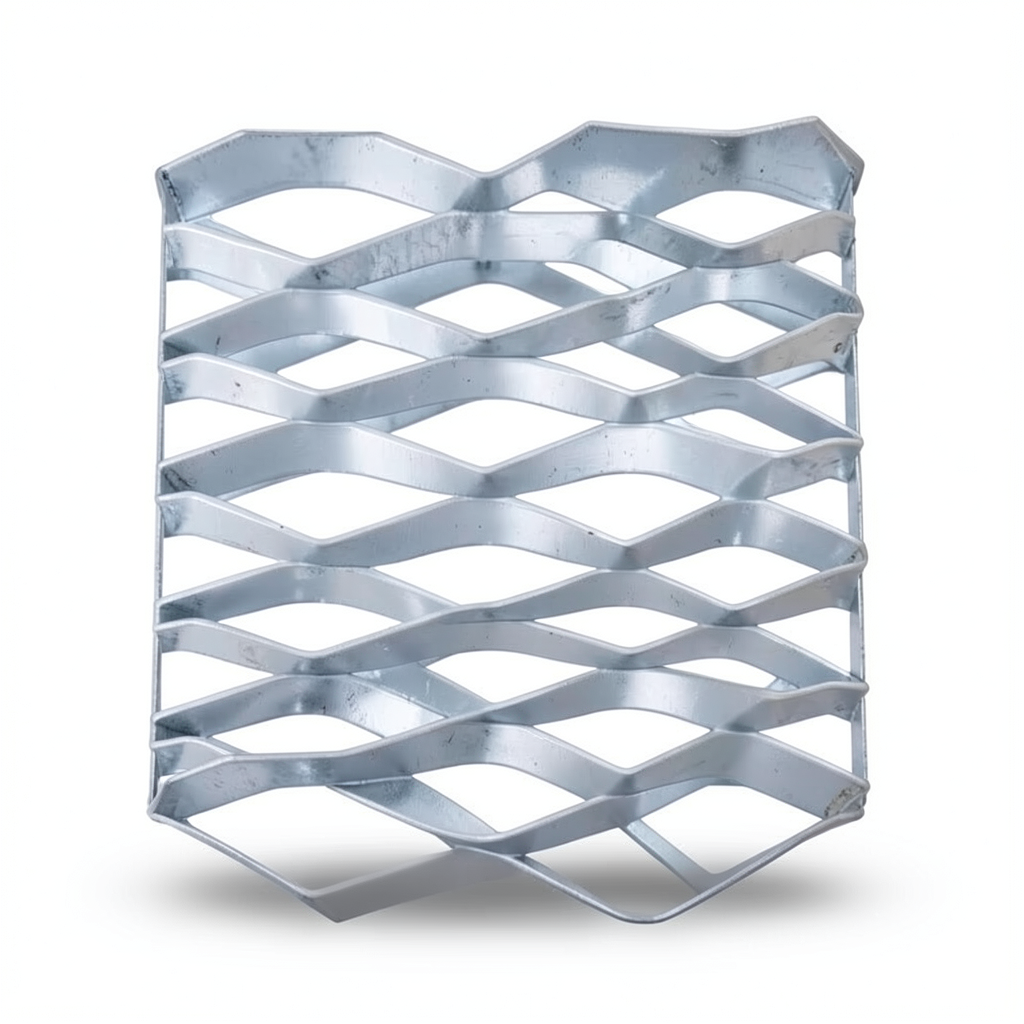 Galvanized Steel Expanded Metal Mesh Mazyoon Thickness 2.3 mm Width 2.44 m Length 3 m