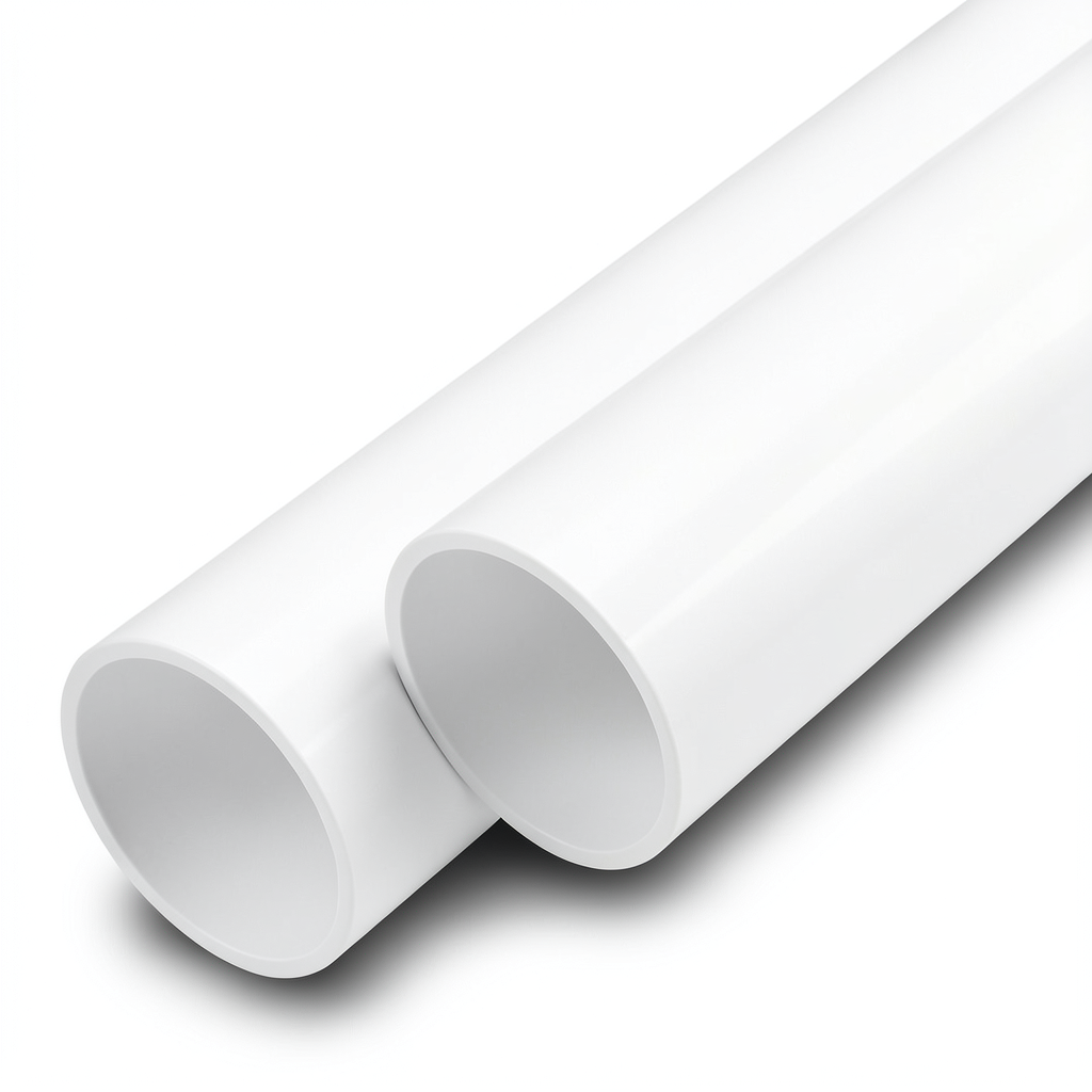 UPVC Pipes Nominal Pressure 20 Bar Outside Diameter 125 mm Thickness 9.2 mm White