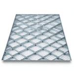 Galvanized Steel Expanded Metal Mesh Thickness 2.3 mm Width 2.44 m Length 4 m