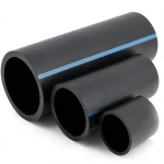 NPF HDPE Pipes Pressure 16 Bar Outside Diameter 140 mm Thickness 10.4 mm Black
