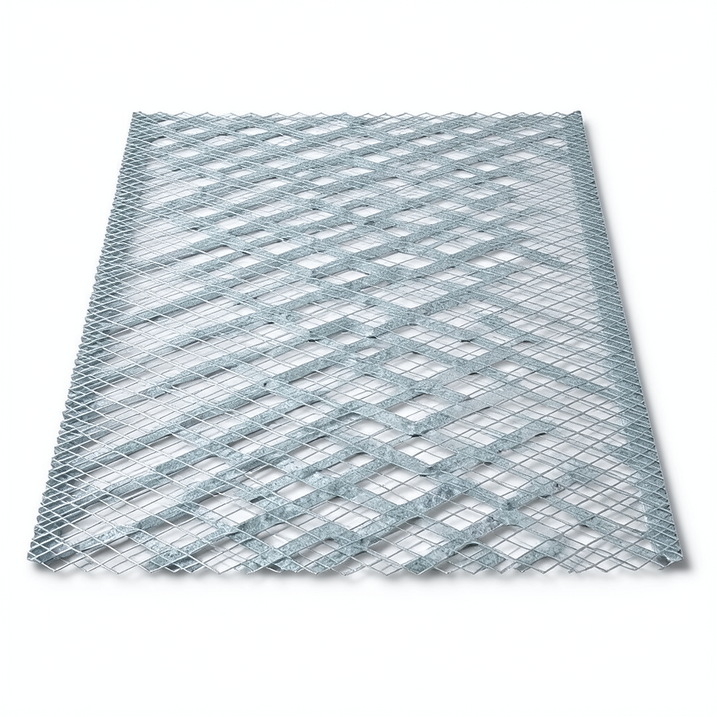 Galvanized Steel Expanded Metal Mesh Thickness 2.3 mm Width 2.44 M Length 5 M