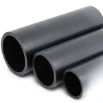 NPF HDPE Pipes Pressure 16 Bar Outside Diameter 200 mm Thickness 14.9 mm Black