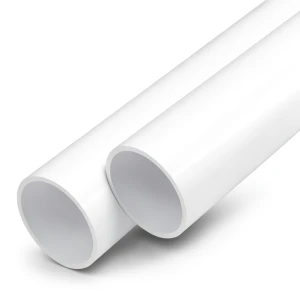 مواسير UPVC ضغط اسمي 17.2 بار مقاس 1/4 1 إنش سمك 2.5 مم لون أبيض