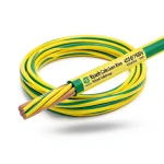 سلك تأريض نحاس مجدول 70 mm2 450/750 فولت معزول PVC لون أصفر/أخضر | مجموعة كابلات الرياض
