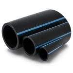 NPF HDPE Pipes Pressure 16 Bar Outside Diameter 225 mm Thickness 16.7 mm Black