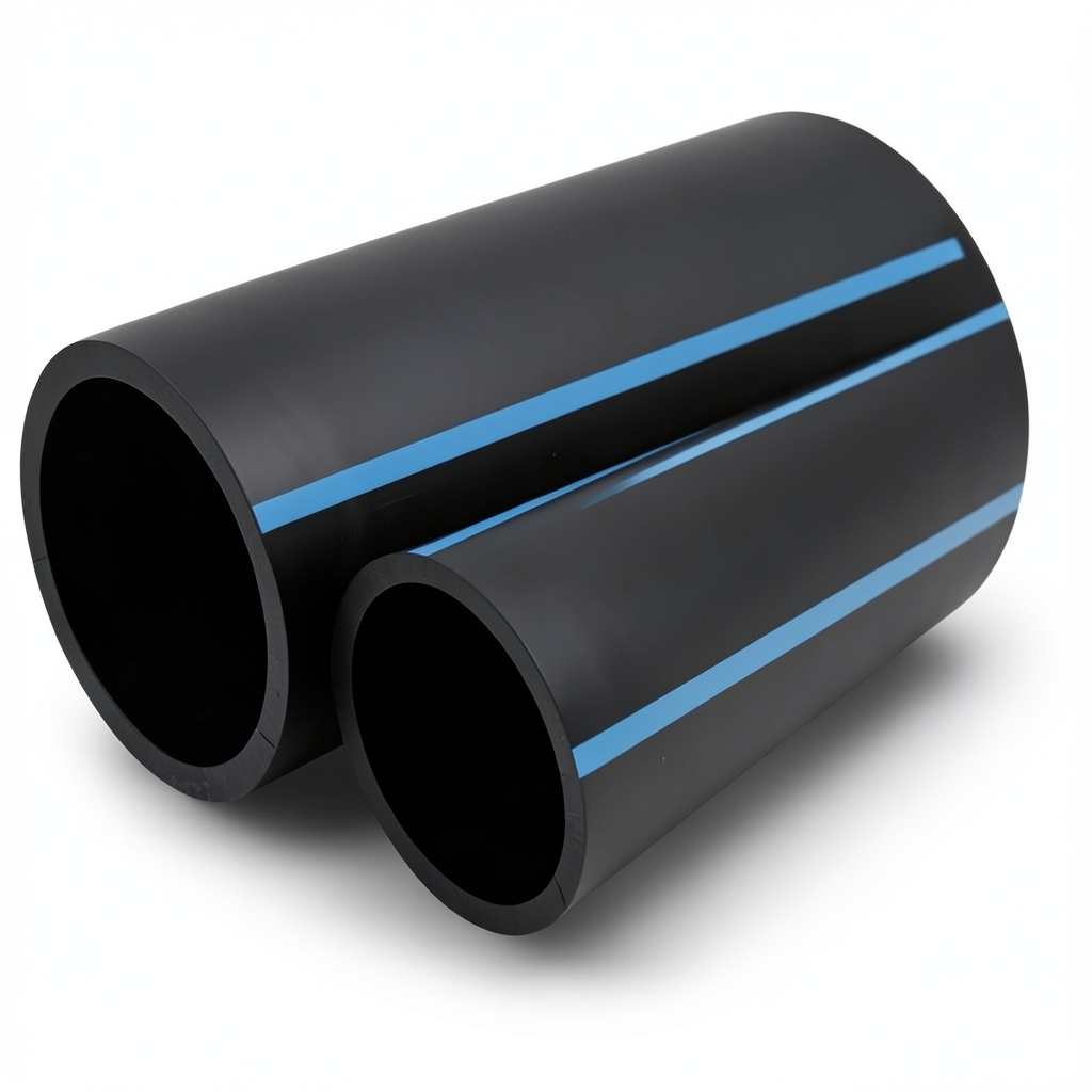 مواسير HDPE الوطني ضغط 16 بار قطر خارجي 250 مم سمك 18.6 مم لون أسود