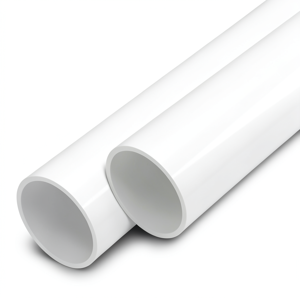 UPVC Pipes Nominal Pressure 17.2 Bar Size 3 Inch Thickness 5.2 mm White