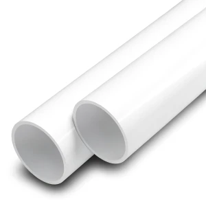 مواسير UPVC ضغط اسمي 17.2 بار مقاس 4 إنش سمك 6.7 مم لون أبيض