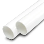 UPVC Pipes Nominal Pressure 17.2 Bar Size 8 Inch Thickness 12.9 mm White