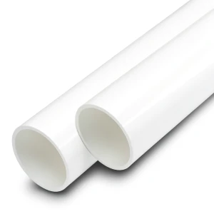 UPVC Pipes Nominal Pressure 17.2 Bar Size 8 Inch Thickness 12.9 mm White