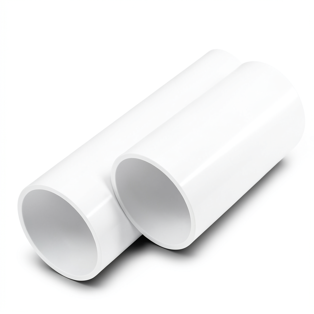 أنابيب UPVC ضغط اسمي 21.7 بار مقاس 3/4 إنش سمك 2 مم لون أبيض