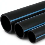 NPF HDPE Pipes Nominal Pressure 6 Bar Outside Diameter 125 mm Thickness 3.1 mm Black