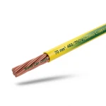 سلك تأريض نحاس مجدول 70 mm2 450/750 فولت معزول PVC لون أصفر/أخضر | مجموعة كابلات الرياض