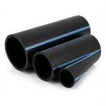 NPF HDPE Pipes Nominal Pressure 6 Bar Outside Diameter 200 mm Thickness 4.9 mm Black