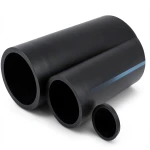 NPF HDPE Pipes Nominal Pressure 6 Bar Outside Diameter 225 mm Thickness 5.5 mm Black