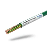 لفة سلك كهرباء تأريض نحاس مجدول 95 ملم 450/750 فولت عزل PVC لون أخضر/أصفر | مجموعة كابلات الرياض