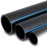 NPF HDPE Pipes Nominal Pressure 6 Bar Outside Diameter 250 mm Thickness 6.2 mm Black