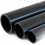 NPF HDPE Pipes Nominal Pressure 6 Bar Outside Diameter 280 mm Thickness 6.9 mm Black