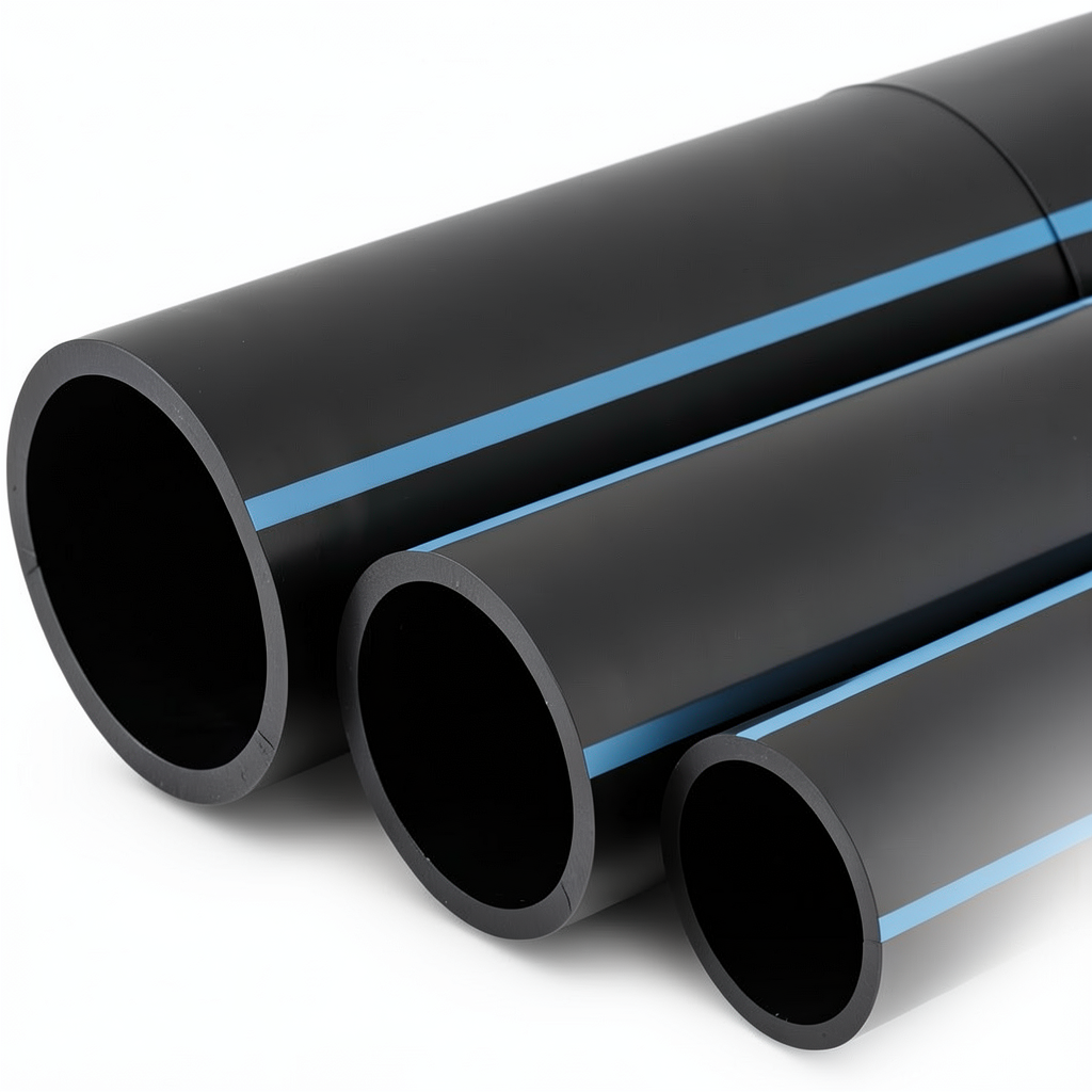 NPF HDPE Pipes Nominal Pressure 6 Bar Outside Diameter 280 mm Thickness 6.9 mm Black