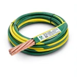 لفة سلك تأريض نحاس مجدول 150 mm 450/750 فولت عزل PVC أخضر/أصفر | مجموعة كابلات الرياض