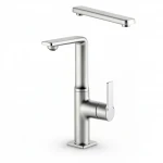 خلاط حمام GROHE Sensation Tactile بلمسة نهائية فولاذية مطفي