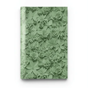 Dutch Floral Wallpaper 10m x 0.53m Green Color, Model 17343
