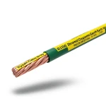 سلك تأريض نحاس مجدول 185 mm2 450/750 فولت معزول PVC لون أصفر/أخضر | مجموعة كابلات الرياض