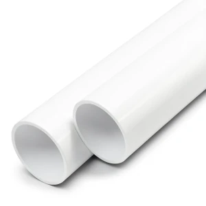 مواسير UPVC ضغط اسمي 13.8 بار مقاس 6 إنش سمك 8 مم لون أبيض