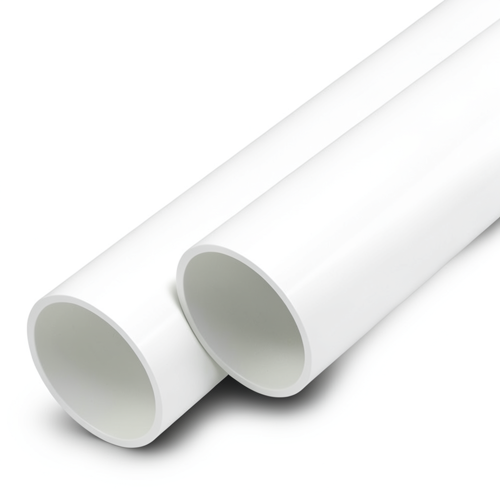 مواسير UPVC ضغط اسمي 140 بار قطر خارجي 140 مم سمك 10.3 مم أبيض