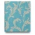 Italian Wallpaper Leaf-Patterned Design 10mx0.73m Turquoise - Image 1