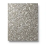 Italian Patterned Wall Covering 10m x 0.73m Dark Beige, Model 56862