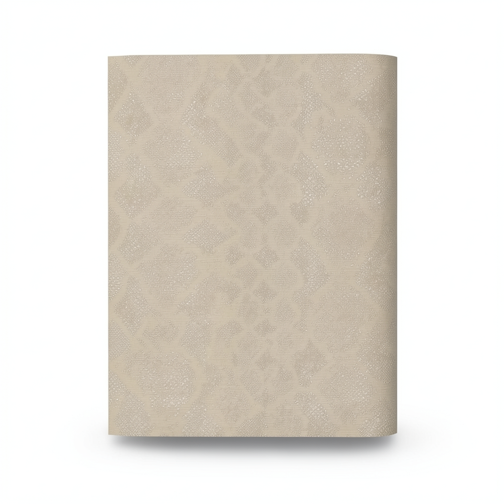 Italian Wallpaper Patterned Design Beige Color, Size 10m x 0.70m, Model rc17097