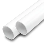 UPVC Pipes Nominal Pressure 17.2 Bar Size 1 1/2 inch Thickness 2.9 mm White