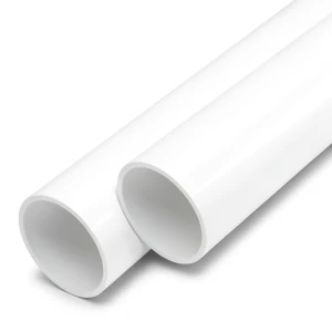 مواسير UPVC ضغط اسمي 17.2 بار مقاس 8 إنش سمك 12.9 مم لون أبيض