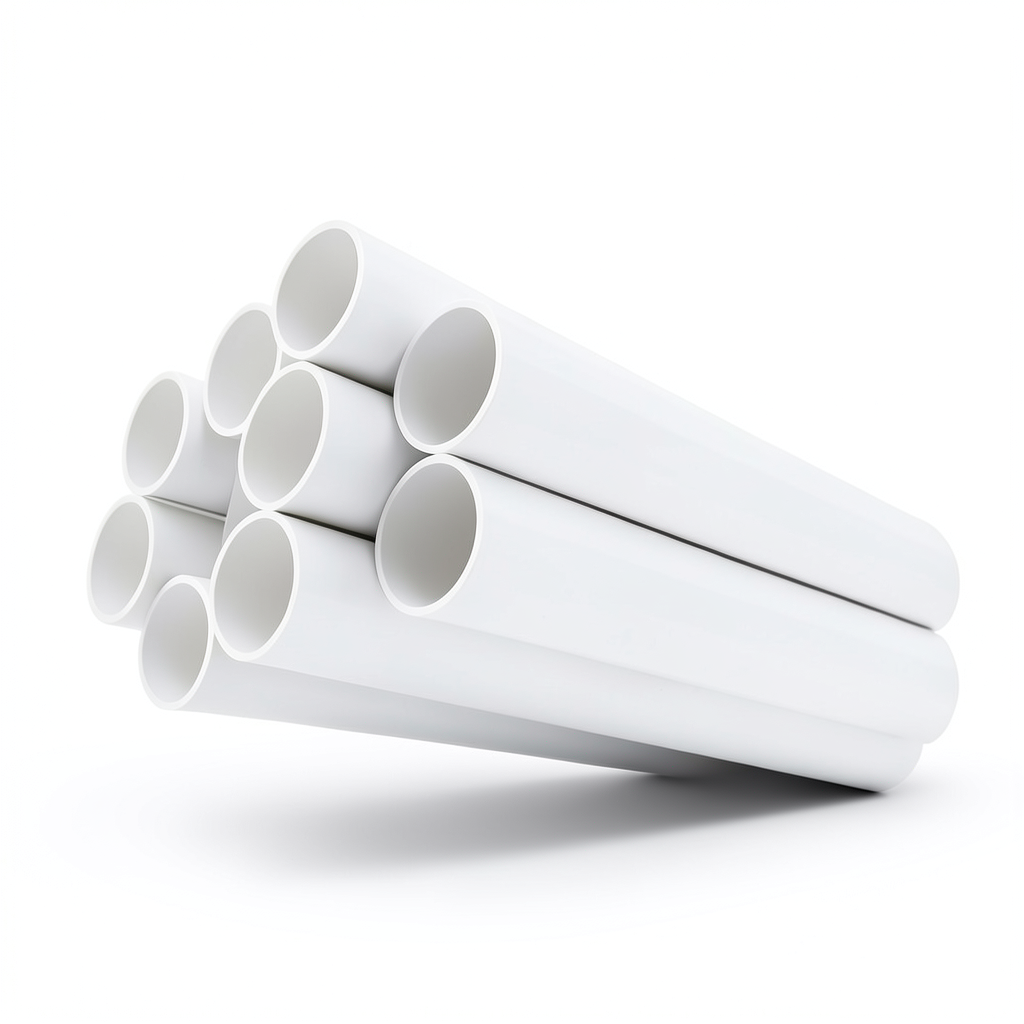 مواسير UPVC مقاس 3 إنش ضغط 8.6 بار سمك 2.74 مم لون أبيض