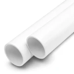 UPVC Pipes Nominal Pressure 21.7 Bar Size 1/2 Inch Thickness 1.6 mm White