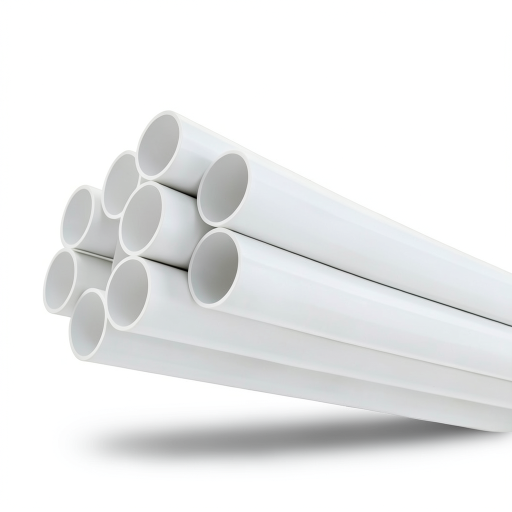 انابيب UPVC مقاس 4 إنش ضغط 8.6 بار سمك 3.51 مم لون أبيض