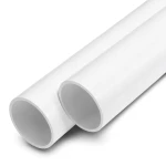 UPVC Pipes Nominal Pressure 21.7 Bar Size 3/4 inch Thickness 2 mm White