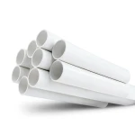 مواسير UPVC ضغط 8.6 بار مقاس 6 إنش سمك 5.18 مم لون أبيض