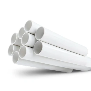 UPVC Pipes Nominal Pressure 8.6 Bar Size 6 inch Thickness 5.18 mm White