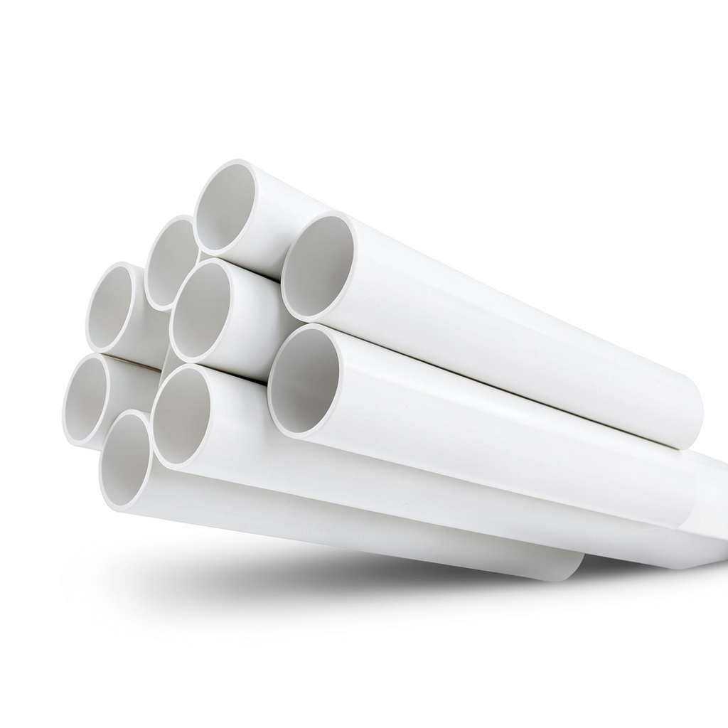UPVC Pipes Nominal Pressure 8.6 Bar Size 6 inch Thickness 5.18 mm White