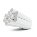 انابيب UPVC ضغط 8.6 بار مقاس 8 إنش سمك 6.73 مم لون أبيض