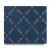 ورق حائط ايطالي هندسي 10 م × 0.73 م ازرق داكن، موديل 45135 - Image 1