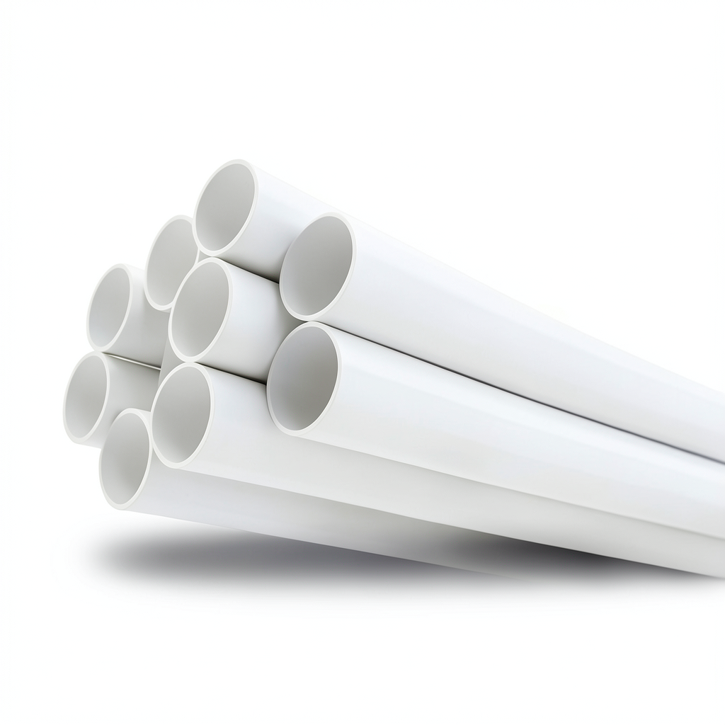مواسير UPVC ضغط 11 بار مقاس 1 1/4 إنش سمك 1.63 مم لون أبيض