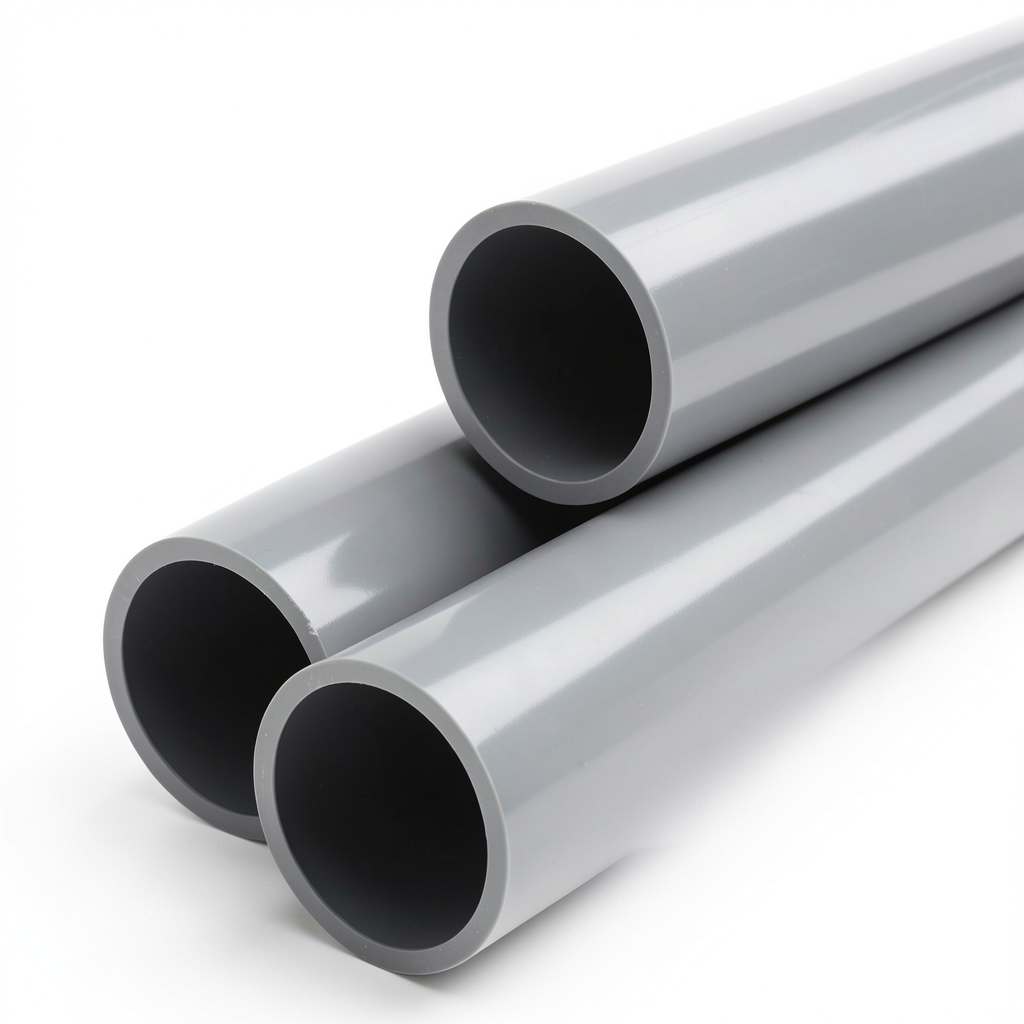 UPVC Pipes Outside Diameter 125 mm Thickness 1.8 mm Gray Color
