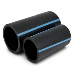 NPF HDPE Pipes Pressure 8 Bar Outside Diameter 400 mm Thickness 12.3 mm Black