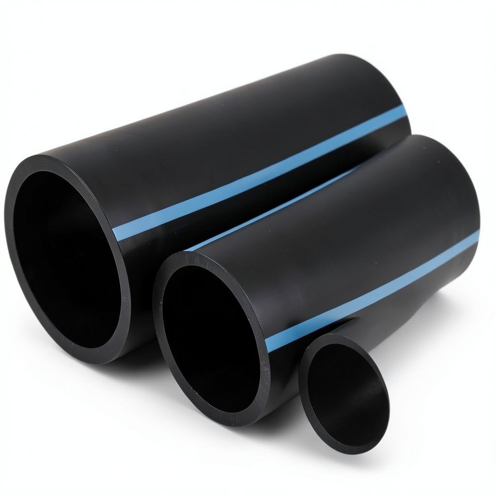 NPF HDPE Pipes Nominal Pressure 10 Bar Outside Diameter 32 mm Thickness 1.6 mm Black