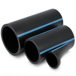 NPF HDPE Pipes Pressure 10 Bar Diameter 40 mm Thickness 1.9 mm Black